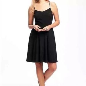 Black Fit and Flare Dress from Old Navy